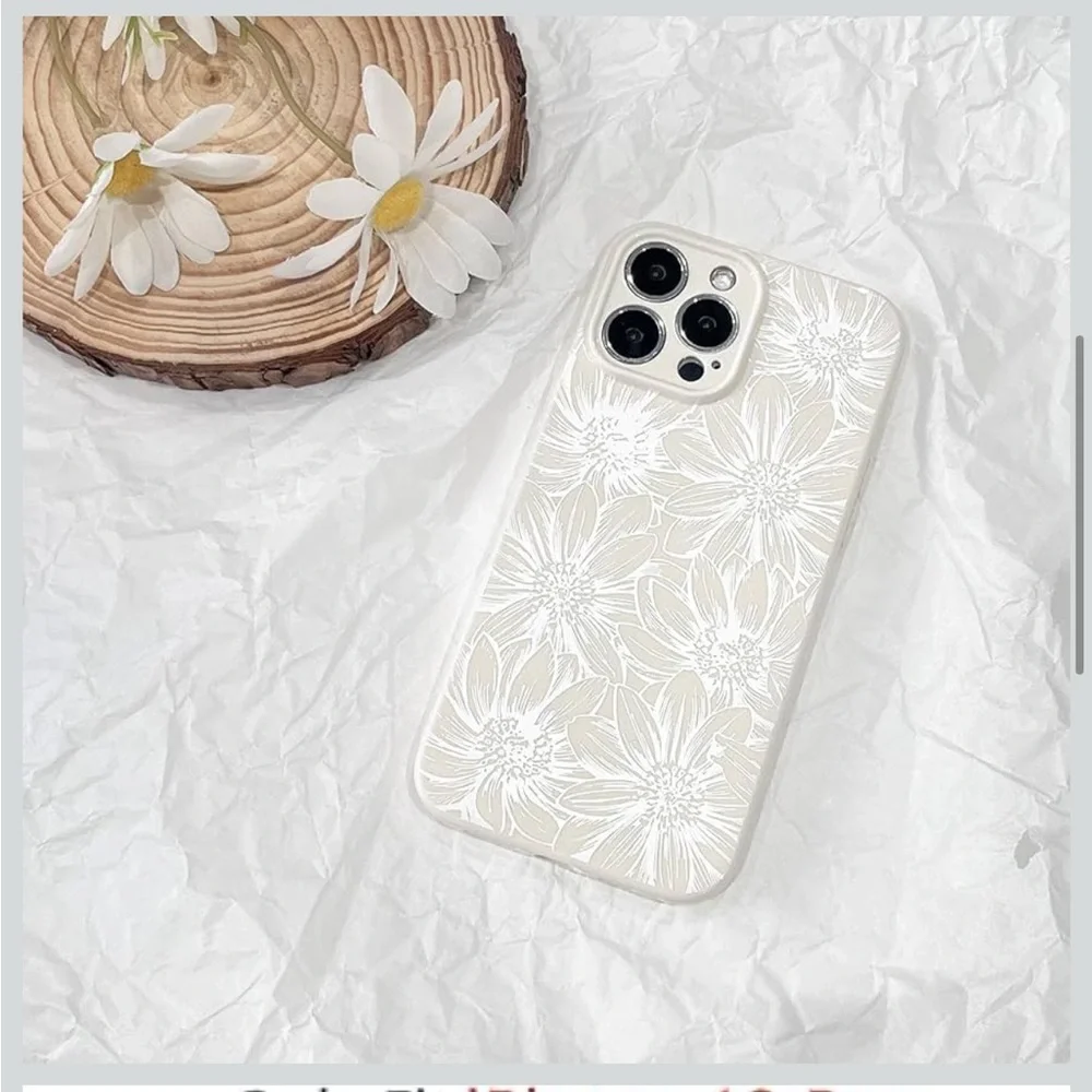 New! 3D Daisy Flower Phone Case | iPhone 12 Pro